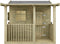 Houten speelhuis Saloon Prestige Garden
