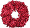 PTMD Kerstkrans Wreath - 50x10x50 cm - Polyester - Roze