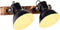 vidaXL Wandlamp industrieel E27 45x25 cm zwart