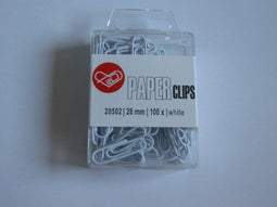 Paperclip lpc 28mm wit