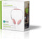 Nedis HPWD4200 - On-ear koptelefoon - 82 dB geluidsdruk - Roze Wit
