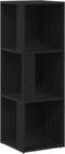 vidaXL - Hoekkast - Zwart - Eiken - 33x33x100 - cm - Hout