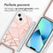 iMoshion Hoesje Geschikt voor iPhone 13 Hoesje Met Koord - iMoshion Design Hoesje met Koord - Roze / Pink Graphic