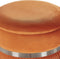 CAMDENTON - Poef - Oranje - 36/31 cm - Fluweel