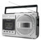 Soundmaster RR20SI - Draagbare radio/cassetterecorder - Bluetooth USB FM - Zilver/Zwart