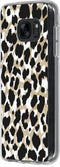 Hoesje Geschikt voor Samsung Galaxy S7 Hoesje Siliconen - Design Backcover siliconen - Meerkleurig / Panther Black / Gold
