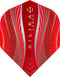 Harrows Silika Lumen NO2 - Dart Flights - Tough Crystalline Coated - Rood (set van 3)