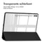 imoshion Tablet Hoes Geschikt voor Samsung Galaxy Tab S10 Plus / Tab S9 FE Plus / Tab S9 Plus - imoshion Trifold Hardcase Bookcase - Zwart /Zwart