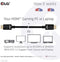 Club 3D - Ultra High Speed HDMI Kabel - 4K120Hz 8K60Hz 48Gbps 1,5 m Zwart