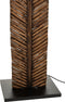 J-Line Staande Lamp Foresta Blad Hout Bruin L