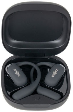 Shokz OpenFit 2+ - Draadloze oordopjes - Dolby Audio DualBoost™ Open-ear design - Zwart