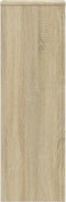 vidaXL - Plantenstandaards - 2 - st - 33x33x100 - cm - bewerkt - hout - sonoma - eiken