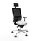Bureaustoel met hoofdsteun Piqueras y Crespo 1D086G1 Wit