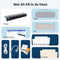 AgoDeo A4 Thermische Printer - Draagbare Bluetooth & USB Mini Printer - Inktloos Zwart-Wit - Incl. 110 vellen (10 tattoo transferpapieren)
