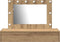 vidaXL - Wandkaptafel - met - LED - Verlichting - in - Artisan - Eiken