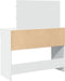 vidaXL - Kaptafel - met - LED-verlichting - 100x40x120 - cm - wit