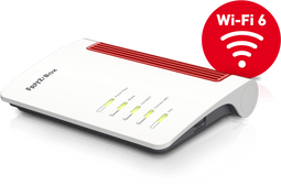 AVM FRITZ!Box 5530 - Tafelmodel router - Glasvezelvoeding met Wi-Fi 6 en Mesh - 2,5 Gigabit LAN