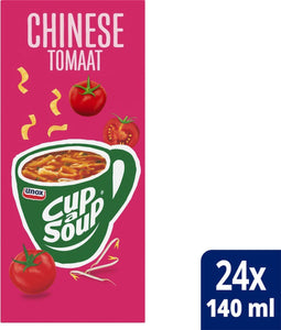 Cup-a-soup unox chinese tomaat 140ml | 4 stuks