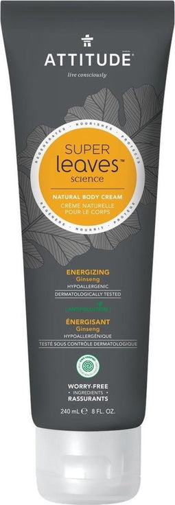 Attitude Super Leaves Men Body Cream - Energizing