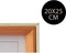 Fotolijsten Bruin 22 x 27 x 3 cm Kristal Wit Hout MDF