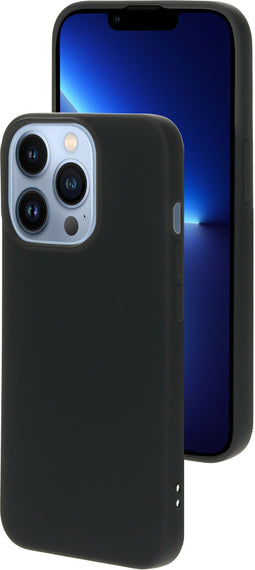 Mobiparts iPhone 13 Pro - Silicone Cover - Soft-touch - Zwart