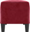 vidaXL - Bankje - 100x35x41 - cm - fluweel - wijnrood