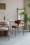 Housecraft Living Claes Eetkamerstoelen - Gemêleerd - Retro charme - Beige (set van 2)