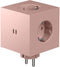 Avolt Square 2 stekkerblok met 2x USB-C 30W - Roze