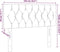 vidaXL - Hoofdbord - 100x7x78/88 - cm - stof - groen