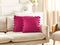 JASMINE - Sierkussen set van 2 - Roze - 45 x 45 cm - Polyester