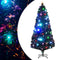vidaXL - Kerstboom - met - LED - en - standaard - 180 - cm - glasvezel