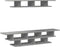 vidaXL - Tv-wandmeubelset - bewerkt - hout - betongrijs