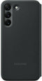 Samsung Galaxy S22 Plus (S906) - LED Wallet Case - Antibacterieel - Zwart