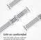 imoshion Sport⁺ bandje - Geschikt voor Apple Watch 1, 2, 3, 4, 5, 6, 7, 8, 9, 10 (42 mm), SE - 38/40/41 mm - Wit - M/L