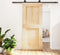 vidaXL - Schuifdeur - met - beslag - 90x210 - cm - massief - grenenhout