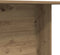 vidaXL - Eettafel - Artisan - Eik - 110x60x75 - cm - Engineered - Wood