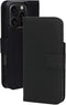 Mobiparts Leather 2 in 1 Wallet Case - Apple iPhone 16 Pro - Echt leer met uitneembare backcover - Zwart