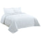 Sprei DKD Home Decor Wit Bed van 135/150 240 x 260 x 1 cm