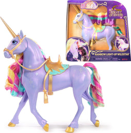 Unicorn Academy - Eenhoorn Wildstar - Interactief met geluid en licht - 28 cm