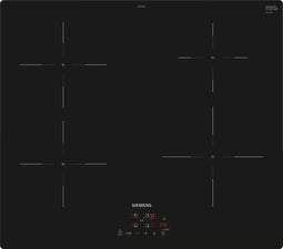 Siemens EU61RBEB5D - Inbouw Inductiekookplaat - 4 kookzones met powerBoost - Zwart