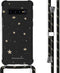 iMoshion Hoesje Geschikt voor Samsung Galaxy S10 Hoesje Met Koord - iMoshion Design Hoesje met Koord - Goud / Zwart / Stars Gold