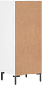 vidaXL - Dressoir - 34,5x34x90 - cm - bewerkt - hout - wit