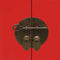 vidaXL - Nachtkastje - 38x28x52 - cm - paulowniahout - rood