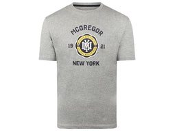 McGregor 1921 NY T-Shirt Heren XL Donkergrijs Melange
