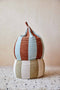 OYOY Iro Zitzak/Beanbag gestreept - Aqua/Caramel