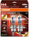 Osram Night Breaker 220 H4 - Halogeenlamp - Tot 220% helderder licht - (2 stuks)