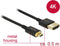 Delock HDMI-A/HDMI Micro-D - Kabel 0.5 m 4K 60Hz - Zwart