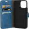 Mobiparts iPhone 13 Pro Max - Classic Wallet Case - Ruimte voor pasjes - Steel Blue