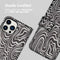 iMoshion Hoesje Geschikt voor iPhone 12 Pro / 12 Hoesje Met Pasjeshouder - iMoshion Design Bookcase smartphone - Meerkleurig / Black And White