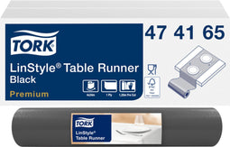 Tafelloper Tork LinStyle® duurzaam 1laags 120x40cm zwart 474165